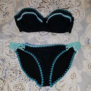 Jessica Simpson Embroidered Bikini